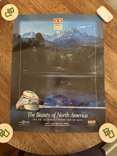 Vintage amtrak via north - amtrak,
